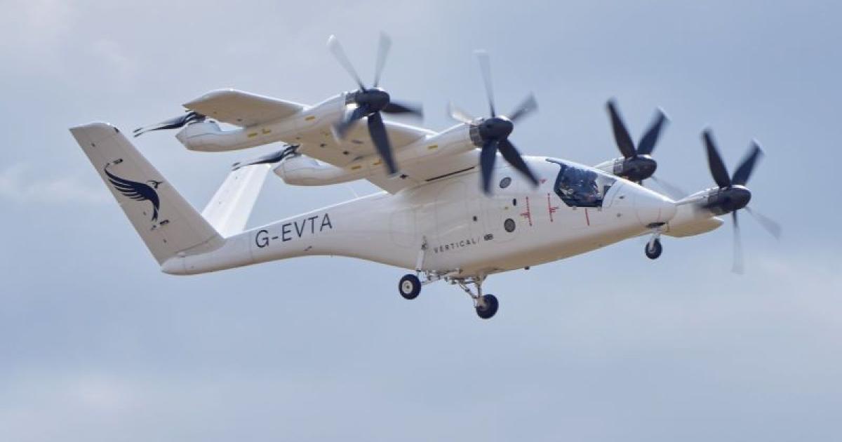 Vertical Aerospace Raises $60 Million for VX4 eVTOL Aircraft
